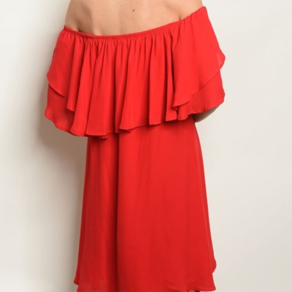 STUNNING OFF SHOULDER DRESS - Picture 3 of 3